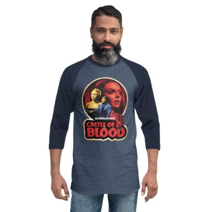 Castle of Blood 3/4 sleeve raglan shirt - Image 2