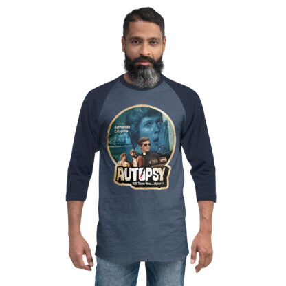 Autopsy (1975) 3/4 sleeve raglan shirt - Image 3