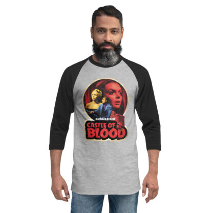 Castle of Blood 3/4 sleeve raglan shirt - Image 3