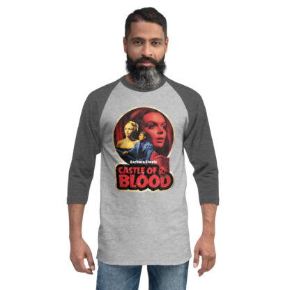 Castle of Blood 3/4 sleeve raglan shirt - Image 5