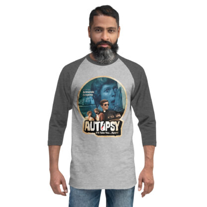 Autopsy (1975) 3/4 sleeve raglan shirt - Image 6