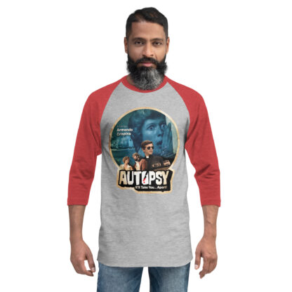 Autopsy (1975) 3/4 sleeve raglan shirt - Image 5