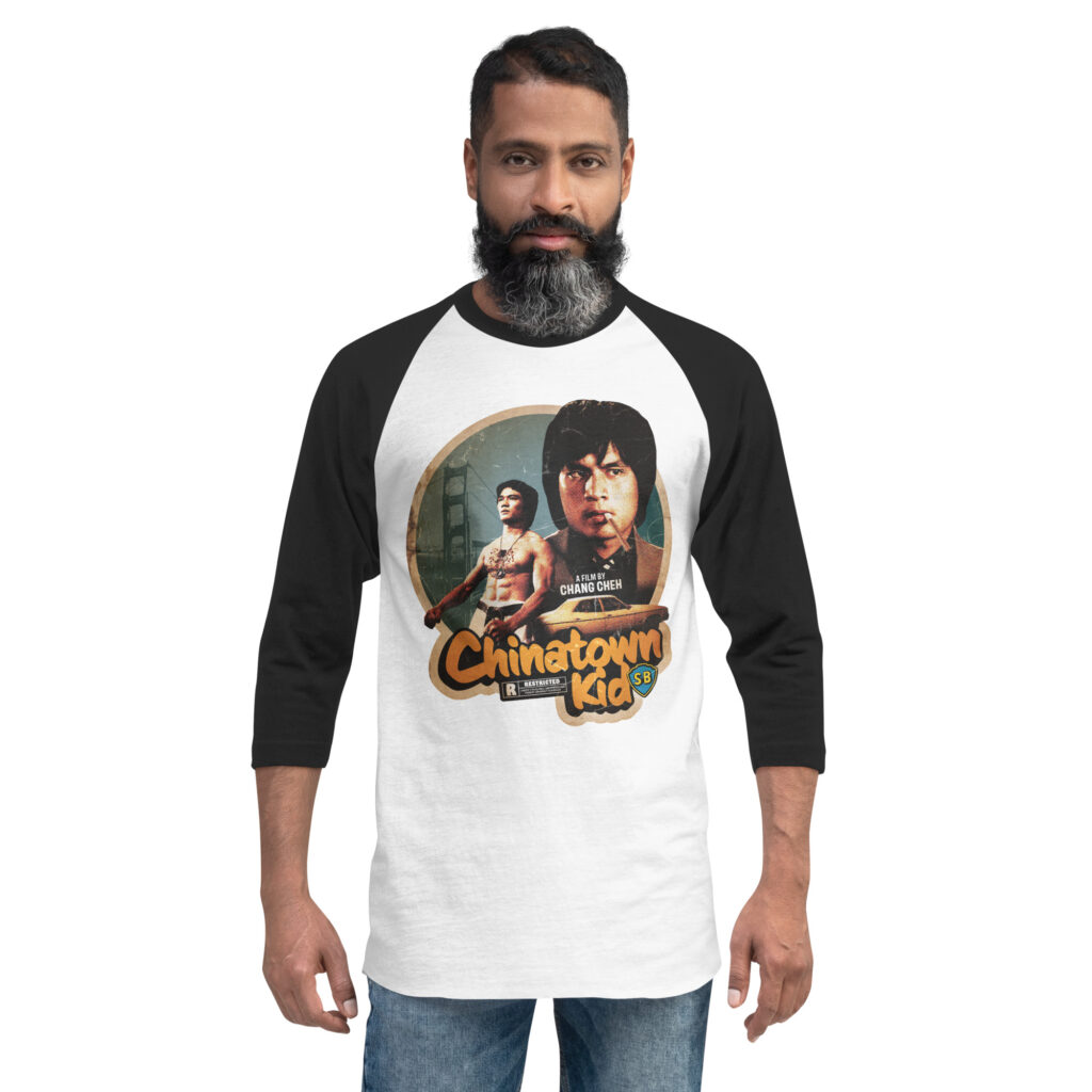 Chinatown Kid 3/4 sleeve raglan shirt