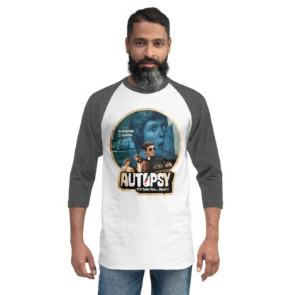 Autopsy (1975) 3/4 sleeve raglan shirt - Image 10
