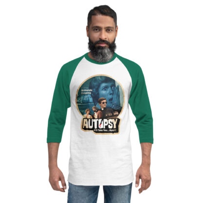 Autopsy (1975) 3/4 sleeve raglan shirt - Image 11