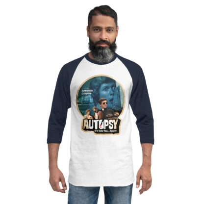 Autopsy (1975) 3/4 sleeve raglan shirt - Image 7