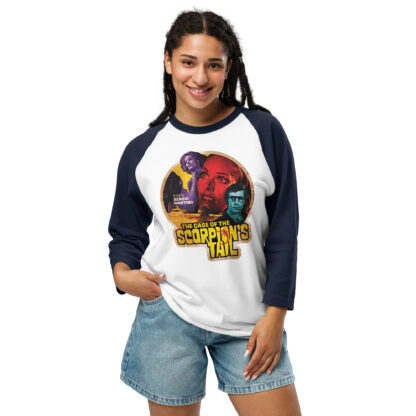 The Case of the Scorpion's Tail 3/4 sleeve raglan shirt - Image 8