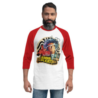 The Human Duplicators 3/4 sleeve raglan shirt