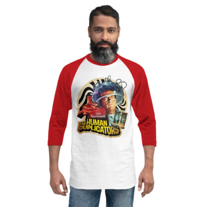 The Human Duplicators 3/4 sleeve raglan shirt