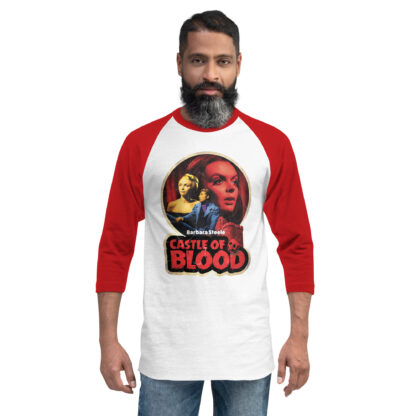 Castle of Blood 3/4 sleeve raglan shirt - Image 9