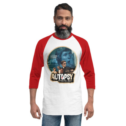 Autopsy (1975) 3/4 sleeve raglan shirt - Image 9