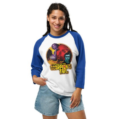 The Case of the Scorpion's Tail 3/4 sleeve raglan shirt - Image 9