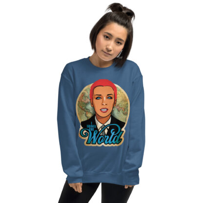 I Travel The World Unisex Sweatshirt - Image 6
