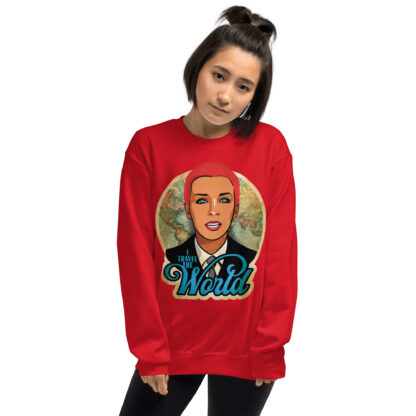 I Travel The World Unisex Sweatshirt - Image 5