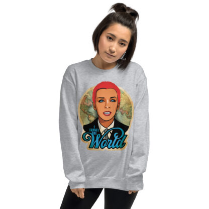 I Travel The World Unisex Sweatshirt - Image 7