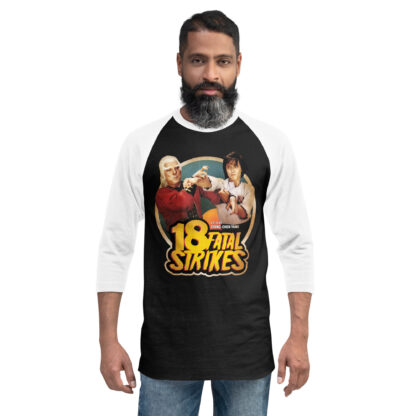 18 Fatal Strikes 3/4 sleeve raglan shirt - Image 2