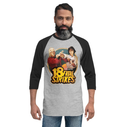 18 Fatal Strikes 3/4 sleeve raglan shirt - Image 4