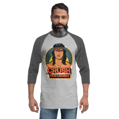 Crush Your Enemies 3/4 sleeve raglan shirt - Image 5