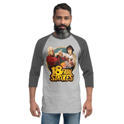 18 Fatal Strikes 3/4 sleeve raglan shirt - Image 6