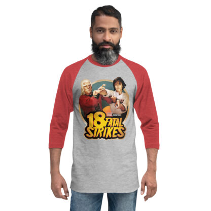 18 Fatal Strikes 3/4 sleeve raglan shirt - Image 5