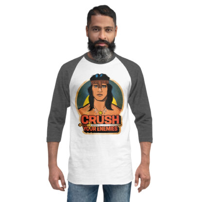 Crush Your Enemies 3/4 sleeve raglan shirt - Image 10