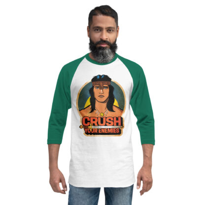 Crush Your Enemies 3/4 sleeve raglan shirt - Image 11