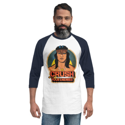 Crush Your Enemies 3/4 sleeve raglan shirt - Image 7