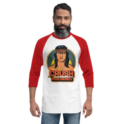 Crush Your Enemies 3/4 sleeve raglan shirt - Image 9