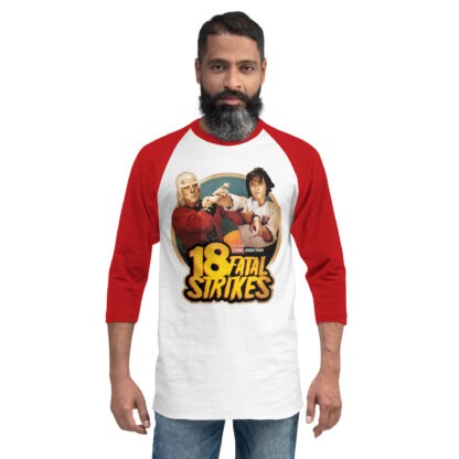 18 Fatal Strikes 3/4 sleeve raglan shirt - Image 9