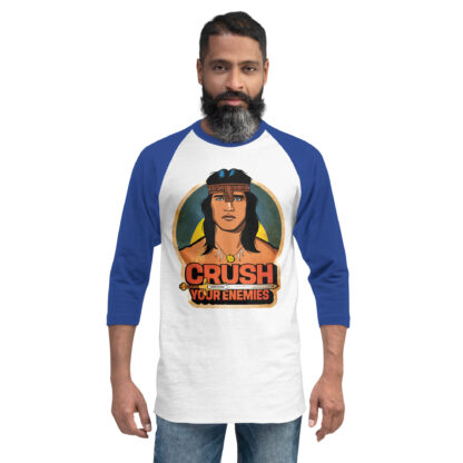 Crush Your Enemies 3/4 sleeve raglan shirt - Image 8