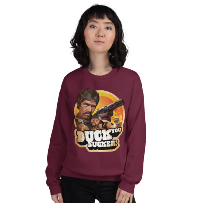 Duck You Sucker (1971) Unisex Sweatshirt - Image 4