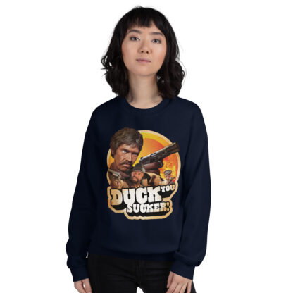 Duck You Sucker (1971) Unisex Sweatshirt - Image 3