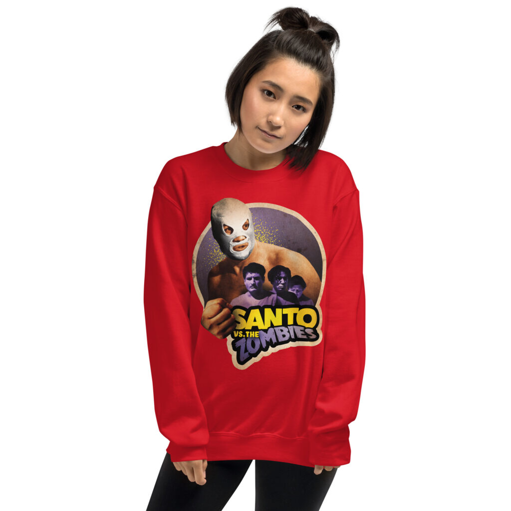Santo vs The Zombies sweatshirt