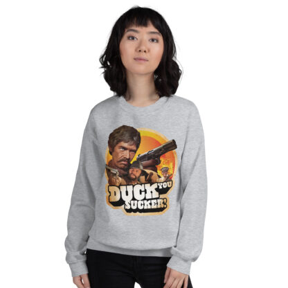 Duck You Sucker (1971) Unisex Sweatshirt - Image 7