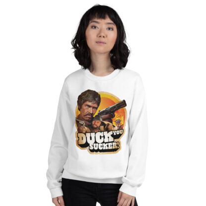 Duck You Sucker (1971) Unisex Sweatshirt - Image 9