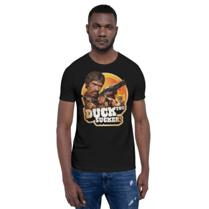 Duck You Sucker (1971) Unisex T-shirt - Image 2