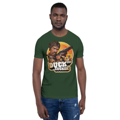 Duck You Sucker (1971) Unisex T-shirt - Image 4