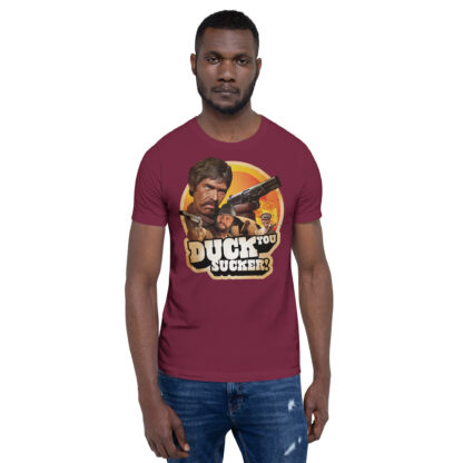 Duck You Sucker (1971) Unisex T-shirt - Image 3