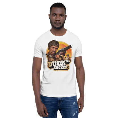 Duck You Sucker (1971) Unisex T-shirt - Image 8