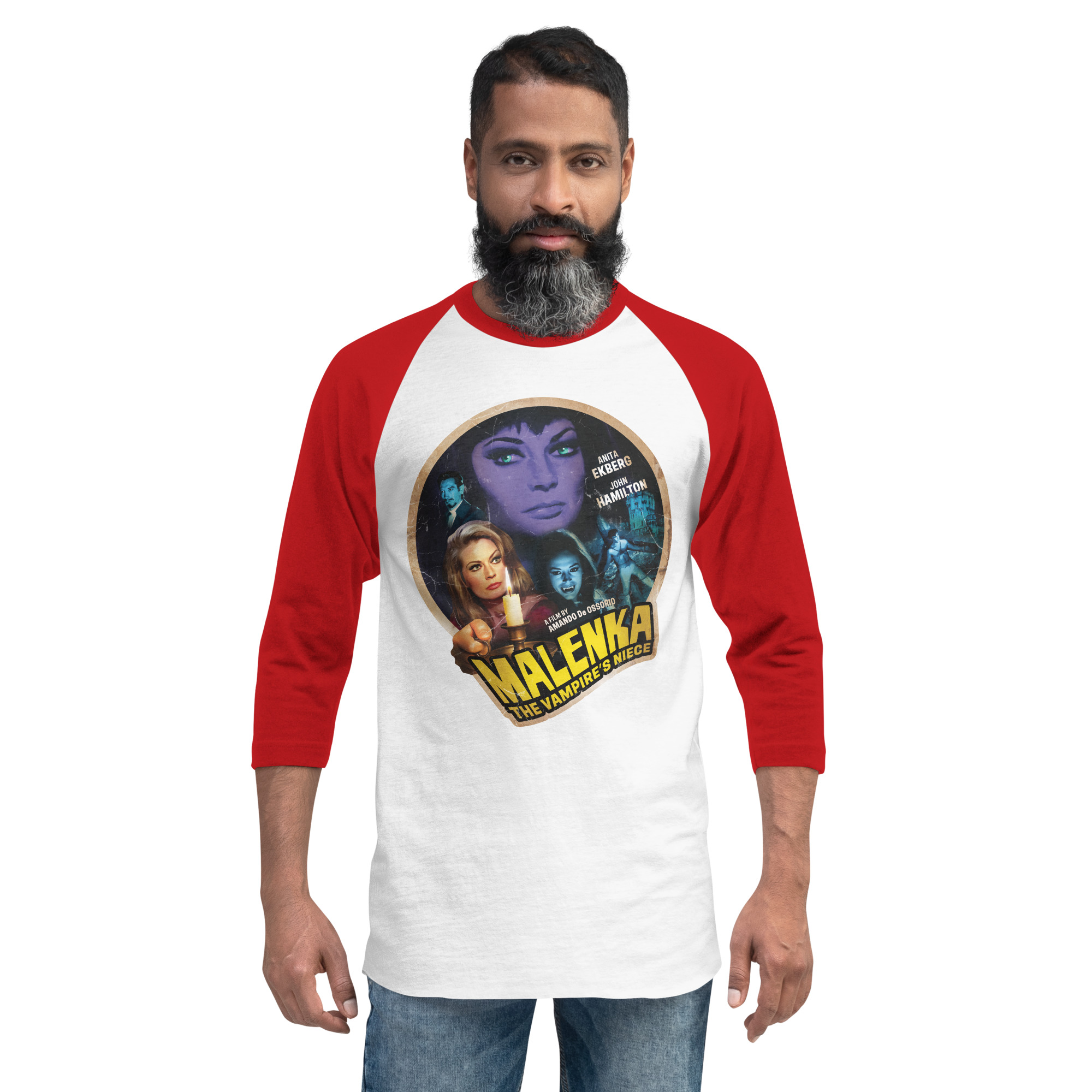 Makenka The Vampire's Niece (1969) 3/4 sleeve raglan shirt - Image 9