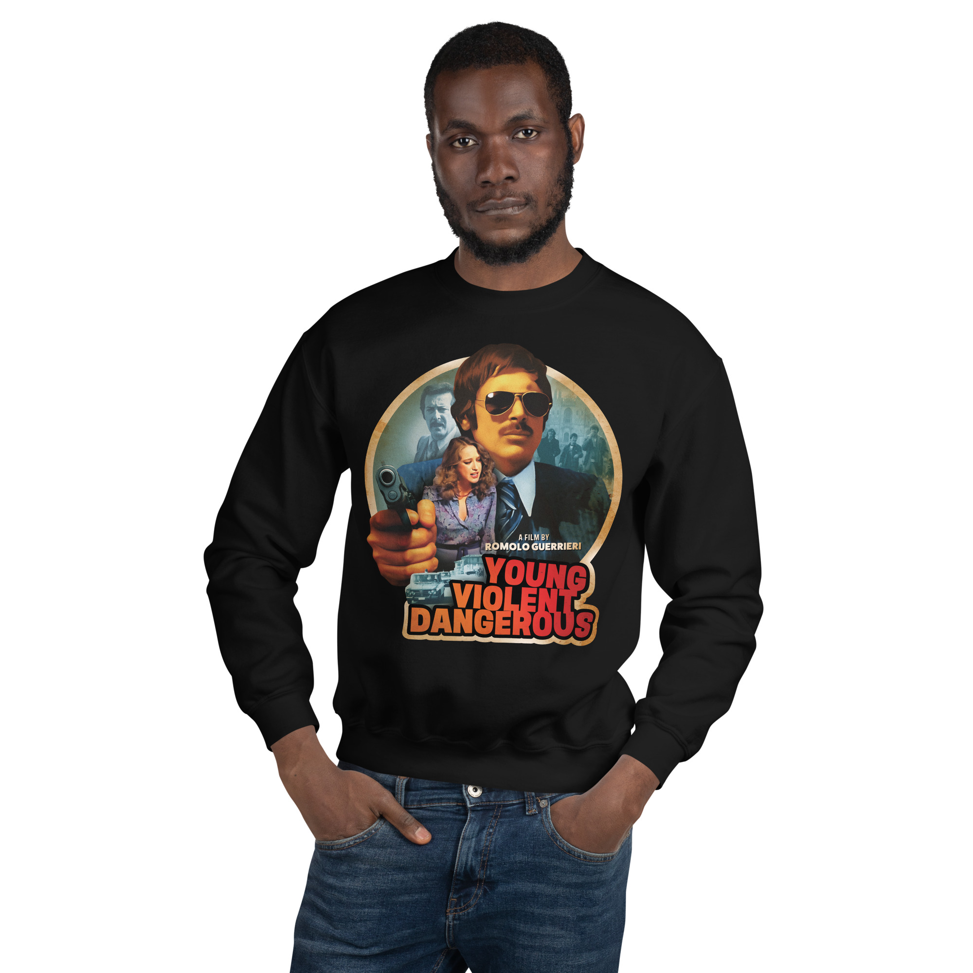 Young Violent Dangerous (1976) Unisex Sweatshirt - Image 2