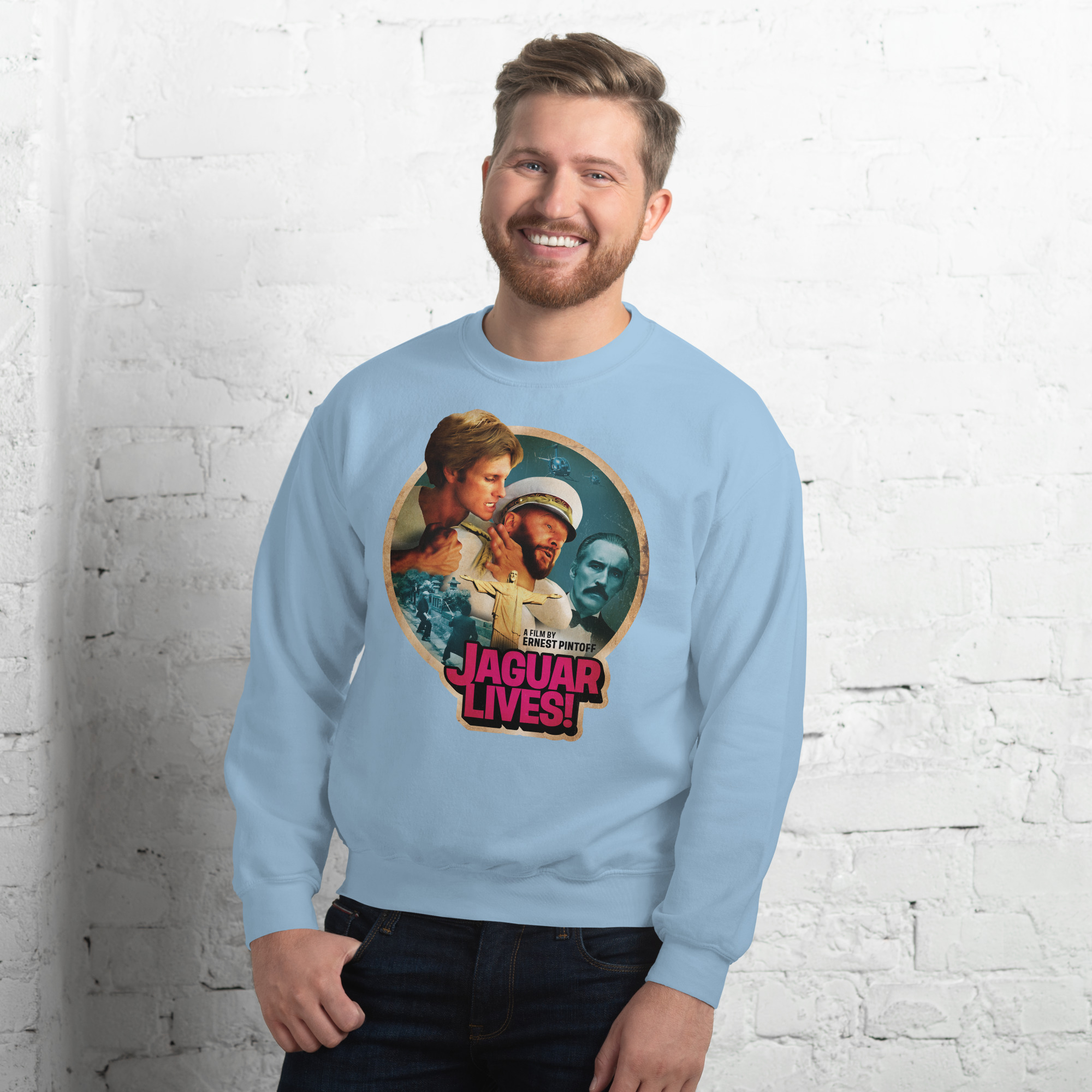 Jaguar Lives (1979) Unisex Sweatshirt - Image 7