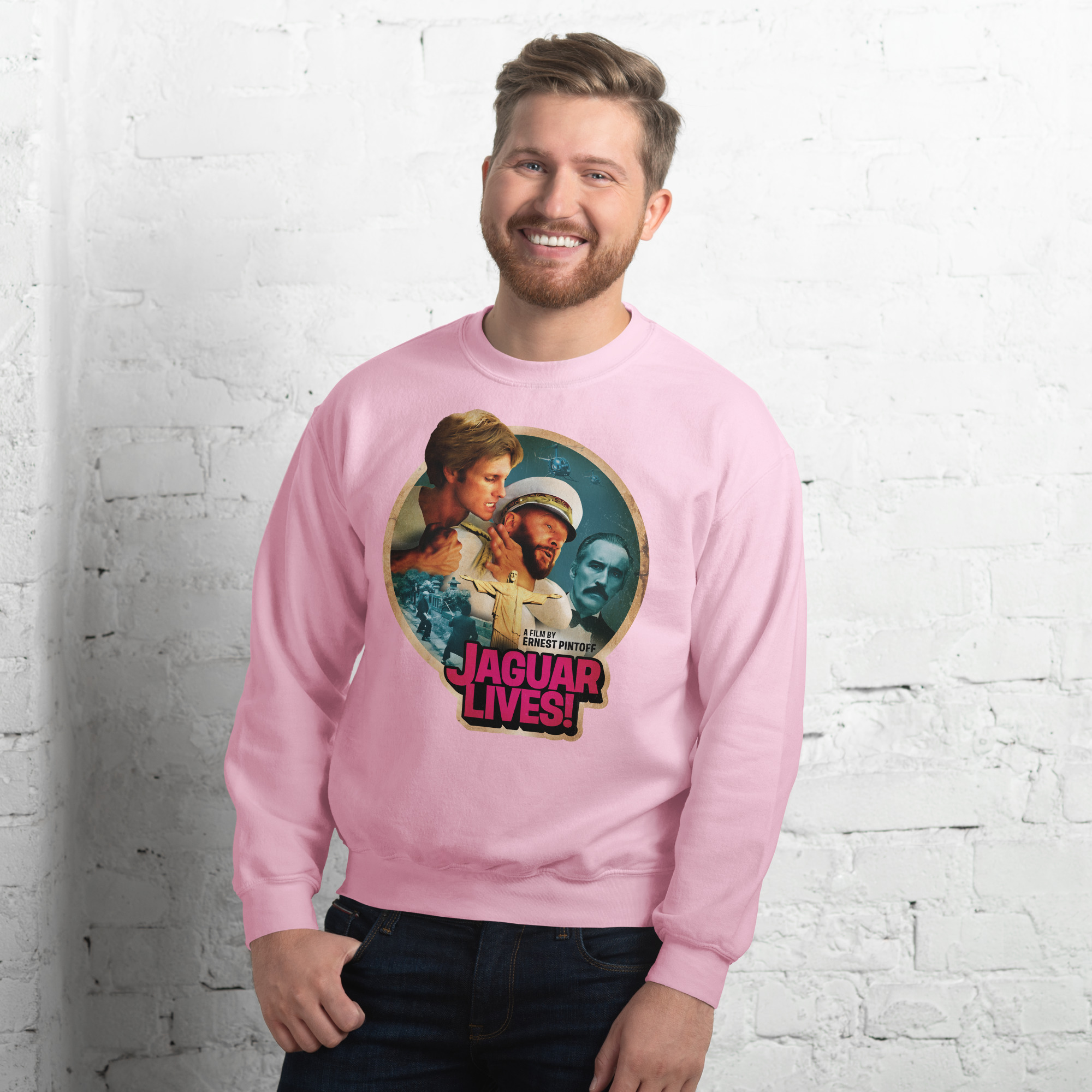 Jaguar Lives (1979) Unisex Sweatshirt - Image 9