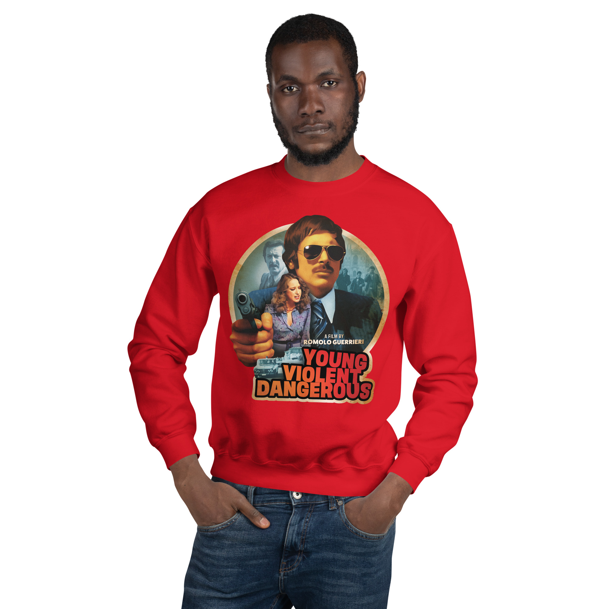 Young Violent Dangerous (1976) Unisex Sweatshirt - Image 5