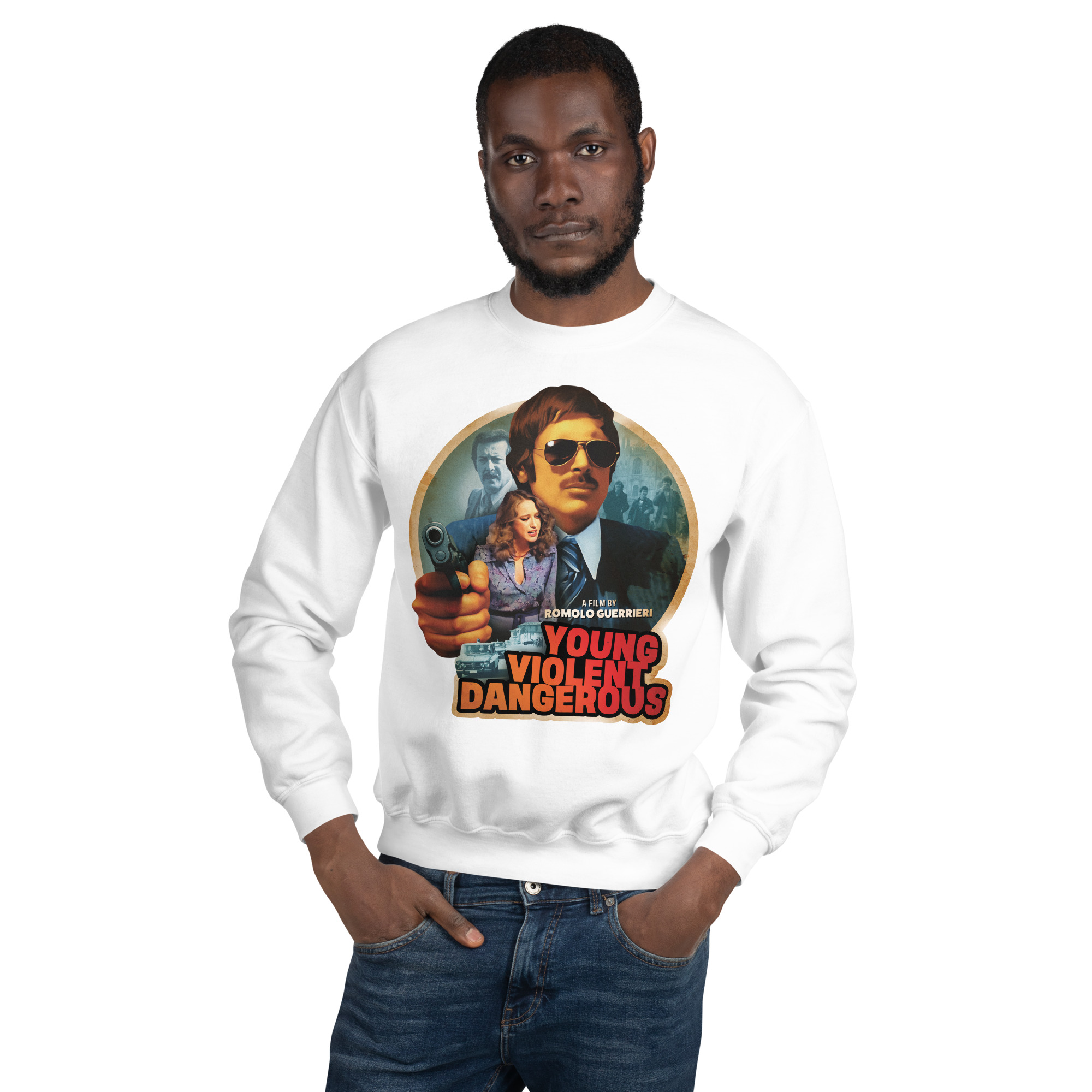 Young Violent Dangerous (1976) Unisex Sweatshirt - Image 9