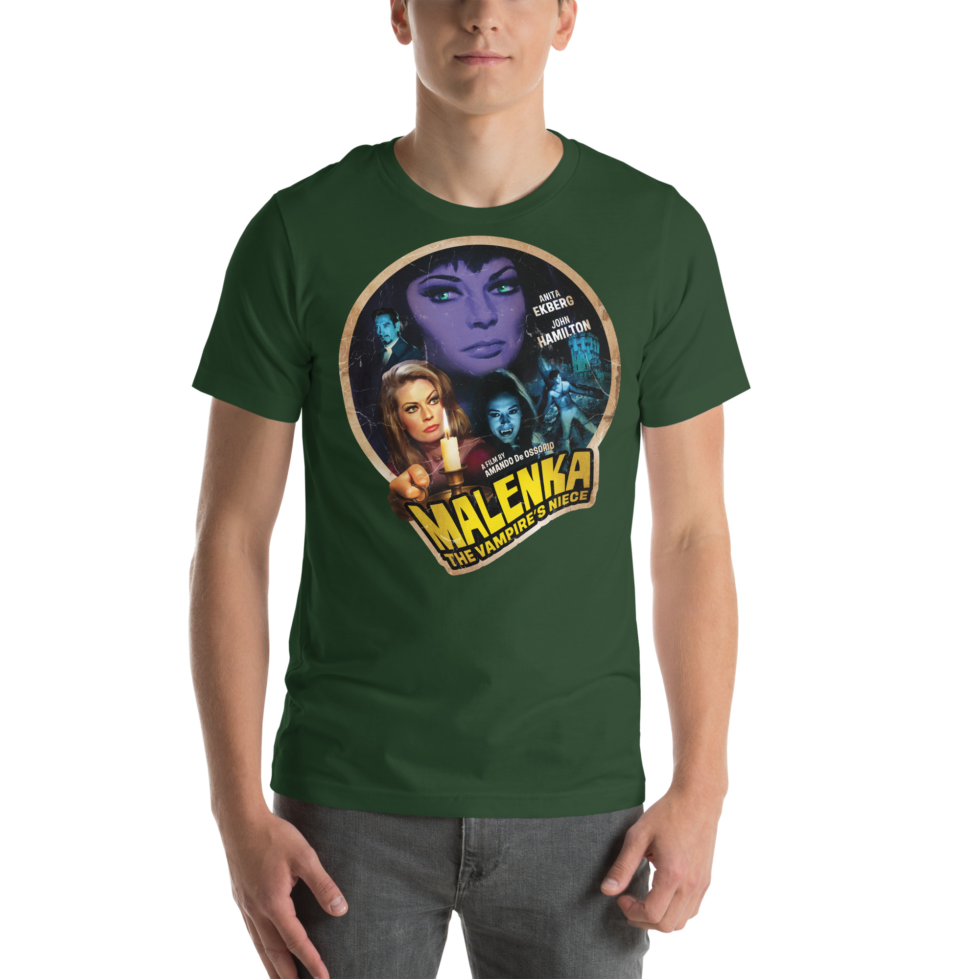 Malenka The Vampire's Niece (1969) Unisex T-shirt - Image 4