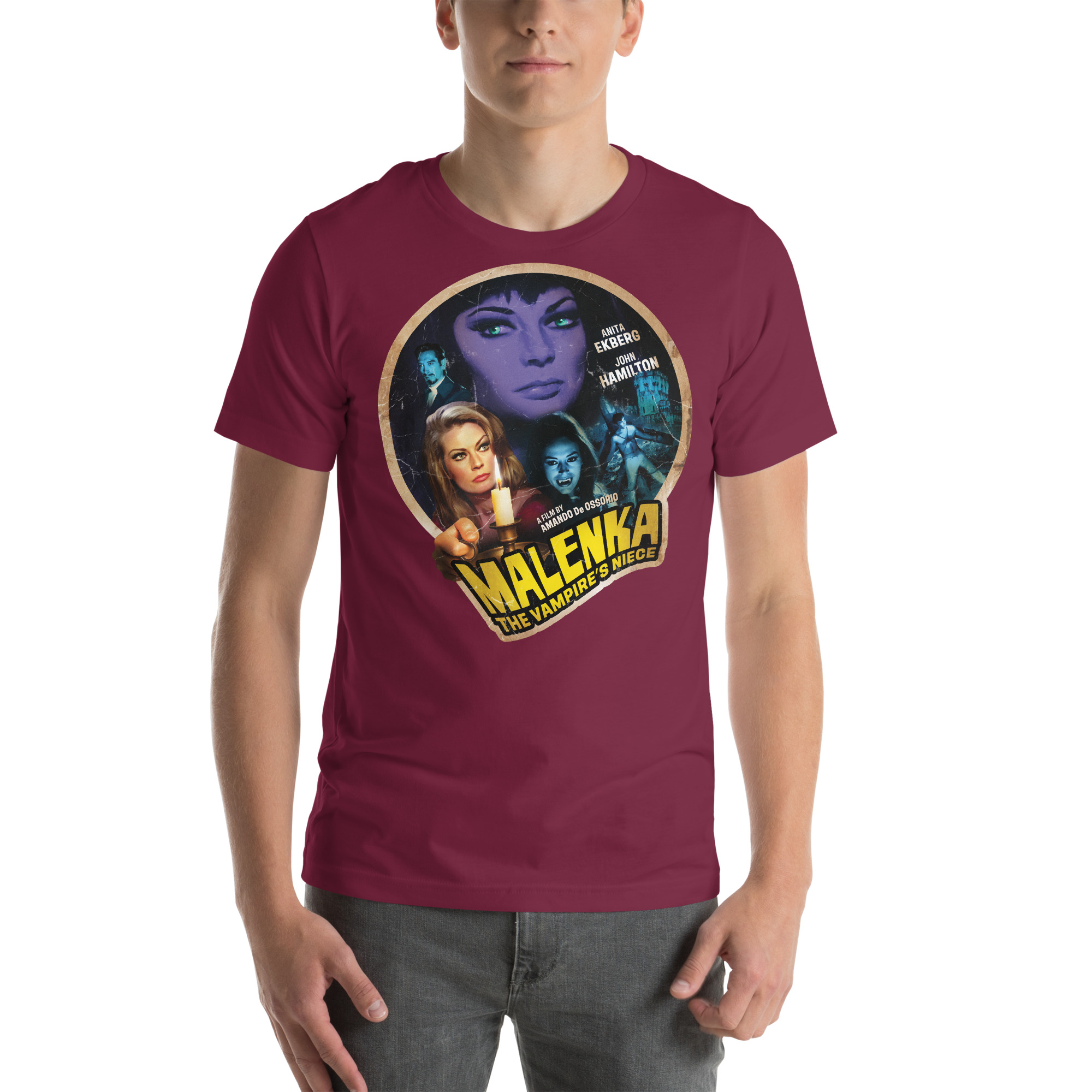 Malenka The Vampire's Niece (1969) Unisex T-shirt - Image 3