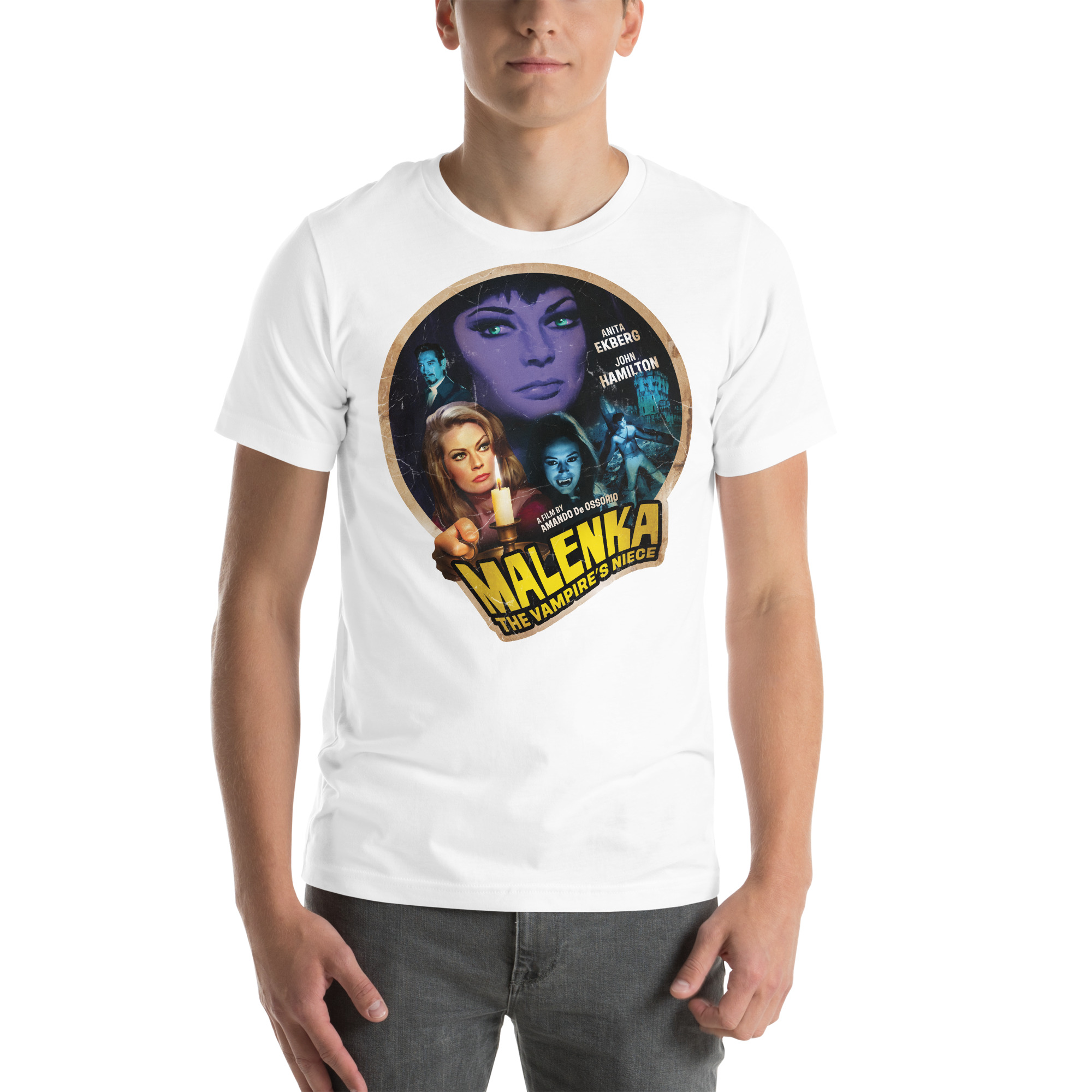 Malenka The Vampire's Niece (1969) Unisex T-shirt - Image 8