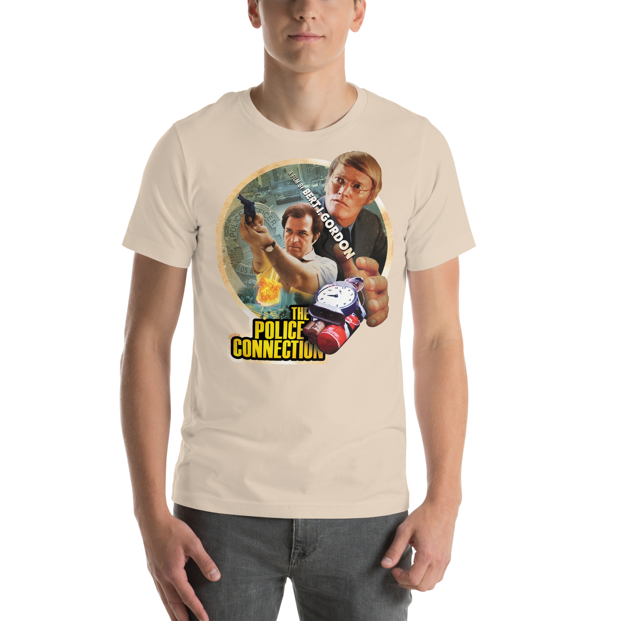 The Police Connection (1972) Unisex T-shirt - Image 7