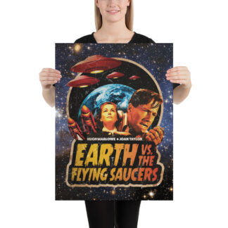 Earth vs the Flying Saucers poster